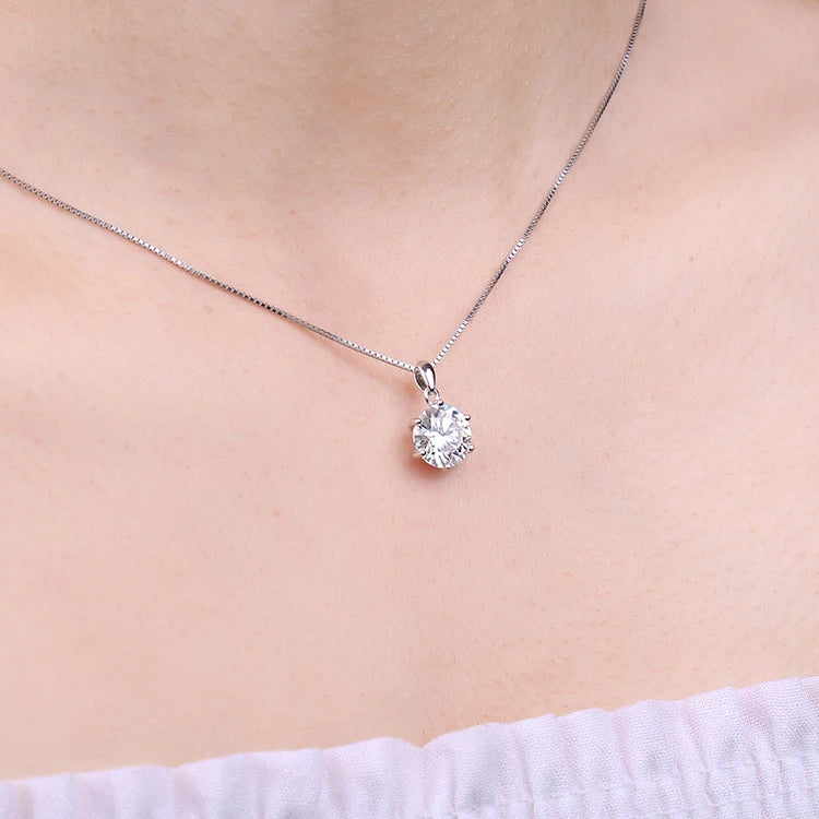 Pingente de Moissanite