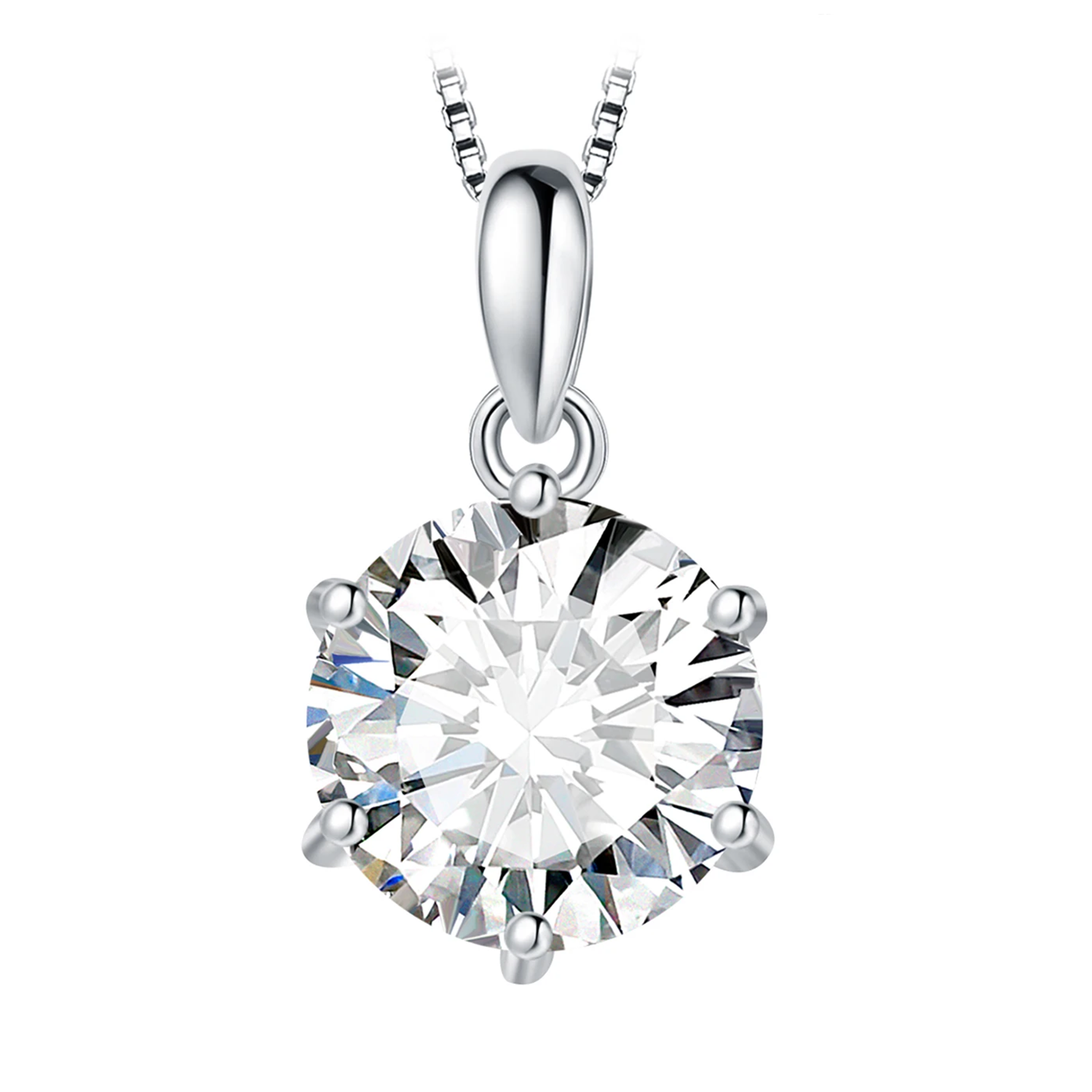 Pingente de Moissanite